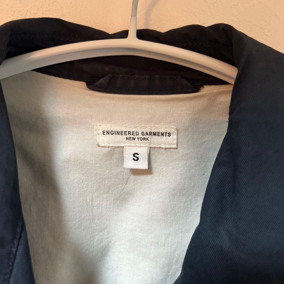 ENGINEERED GARMENTS トレンチコート Sサイズ ネイビー
