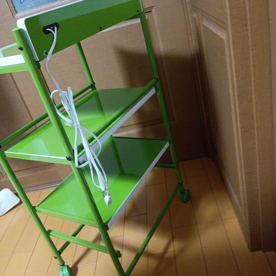 昭和レトロ サントミ  Wagon スチールラック 緑レトロポップ