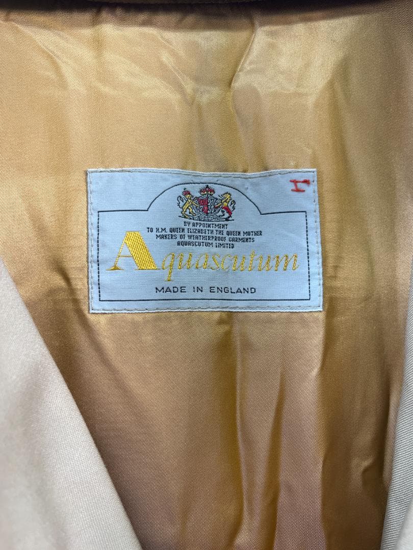 【英国製】Aquascutum ライナー付トレンチコート