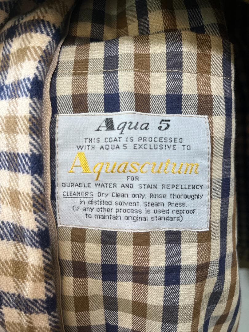 【英国製】Aquascutum ライナー付トレンチコート