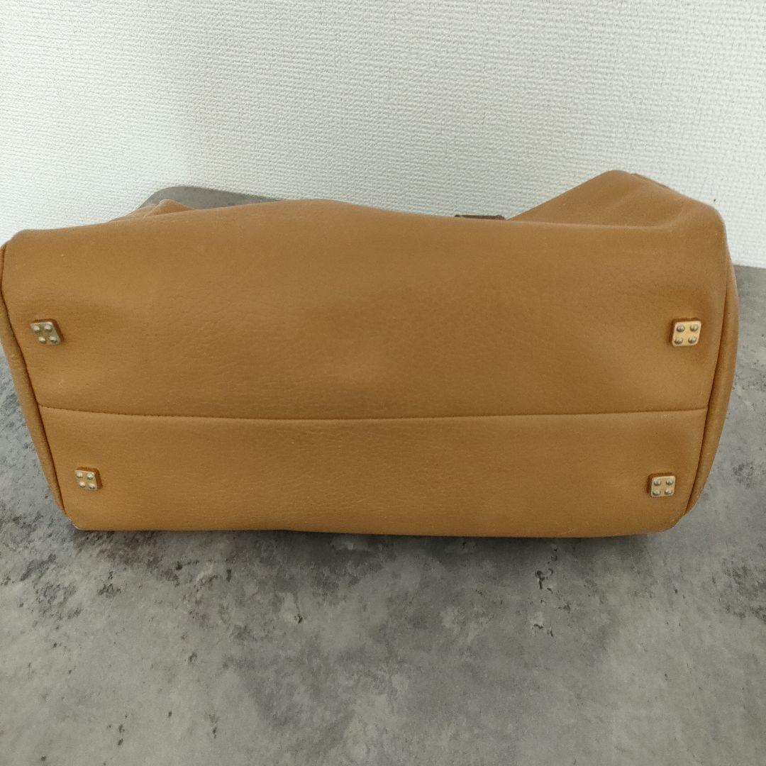 ロエベ　LOEWE　ミニボストン　アナグラム　レザー　ヴィンテージ