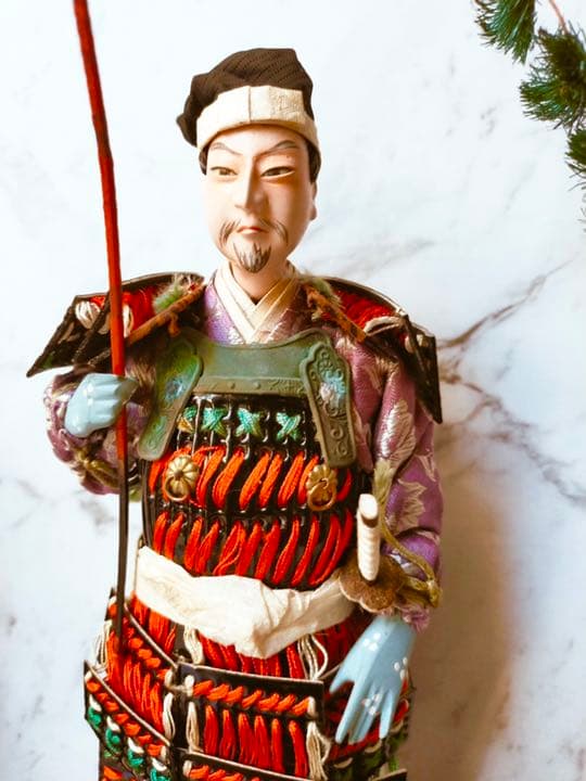 お値下げしました★五月人形大将人形　源頼朝　義経⭐︎希少⭐︎昭和初期骨董