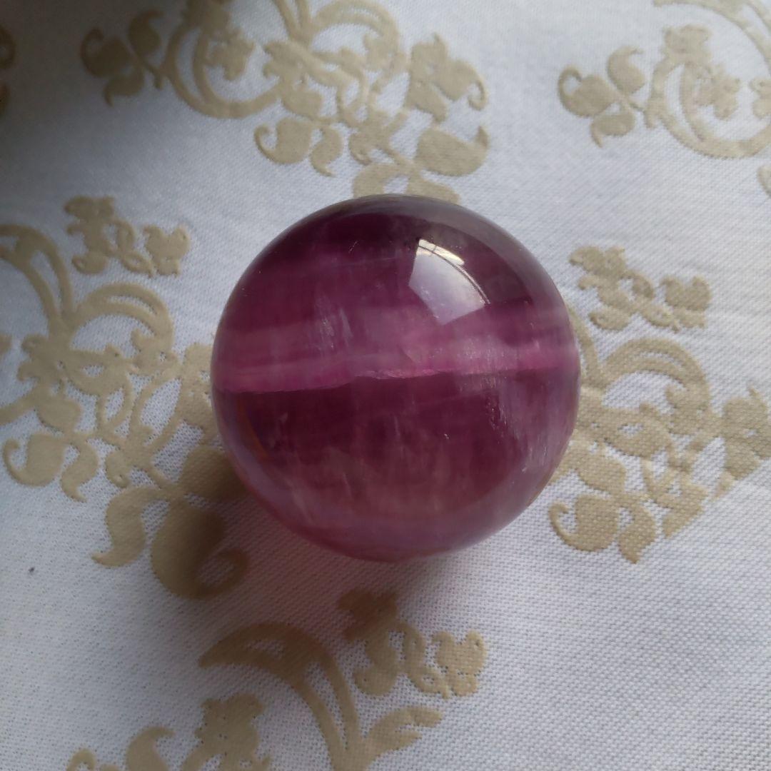 パープルフローライトスフィア