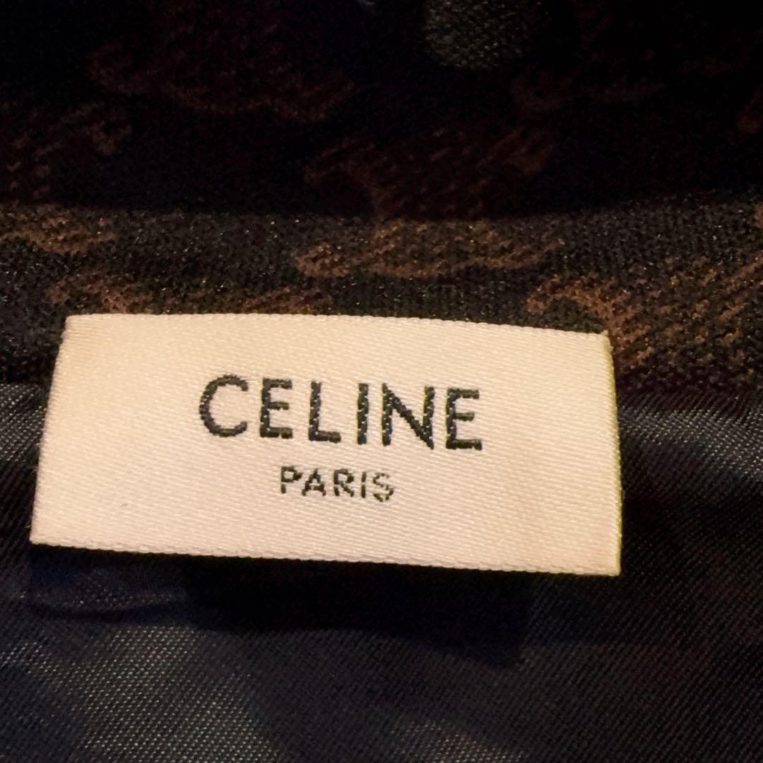 大幅値下 未使用級 CELINE パターン入りジャケット 総柄 L相当