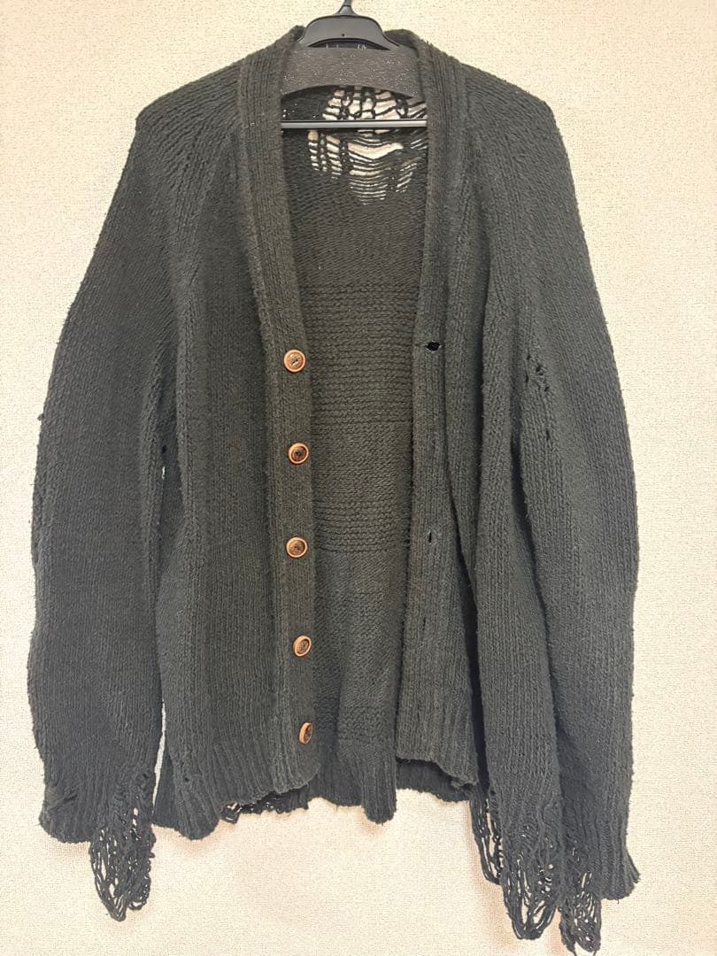 NUMBER (N)INE カート期 ダメージニットカーディガン 常田大希