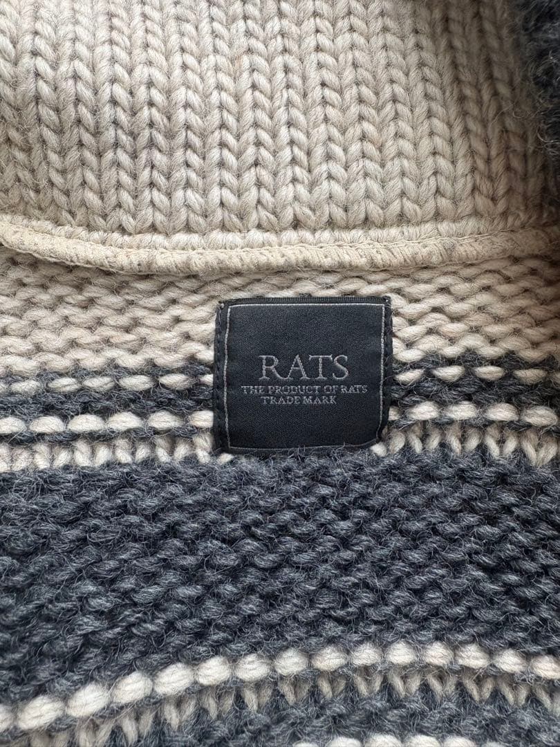美品　ラッツratsカウチンセーター