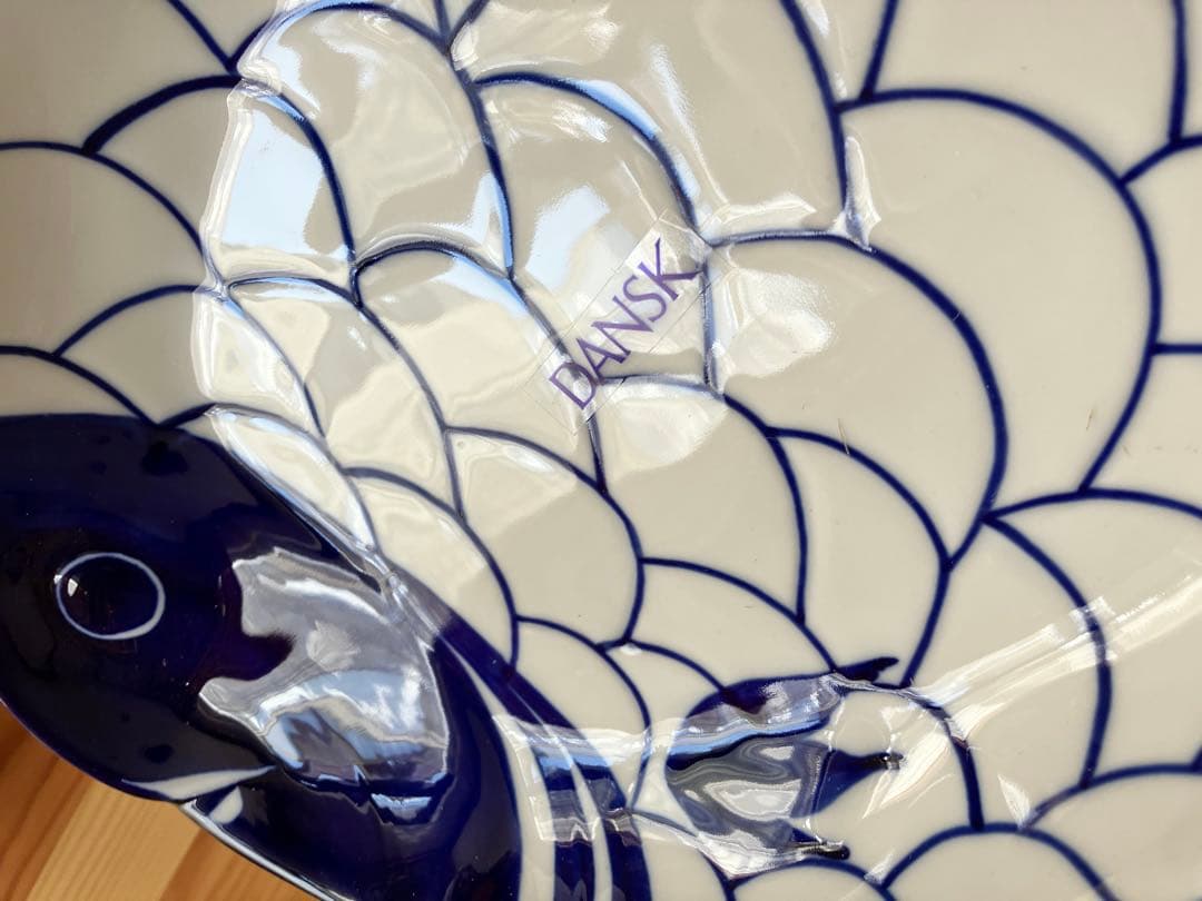 DANSK ダンスク フィッシュボウル 魚型皿 セット チャウダー ボウル 陶器