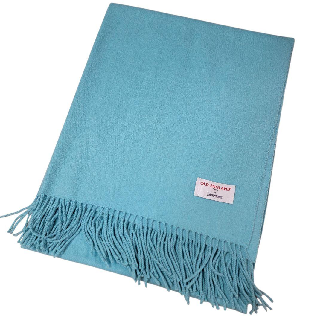 オールドイングランド別注 ジョンストンズ 大判 カシミヤ100% ストール