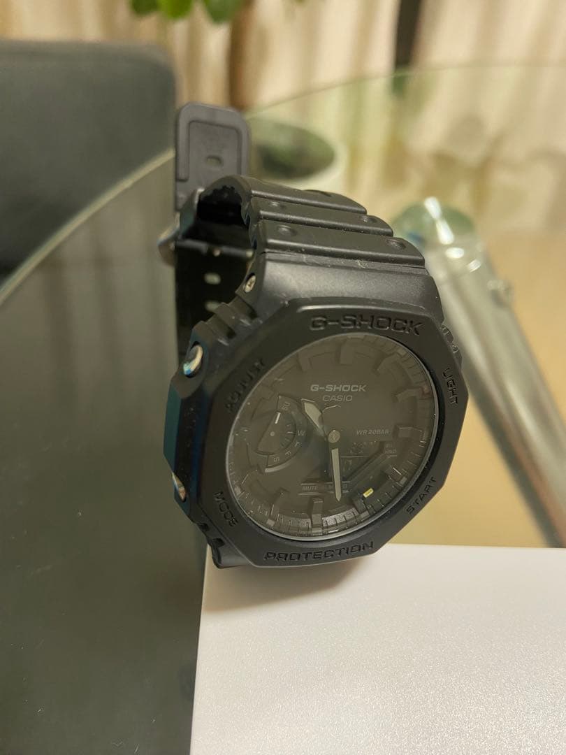 【稼働】美品 G-SHOCK タフソーラー GA-B2100 オールブラック