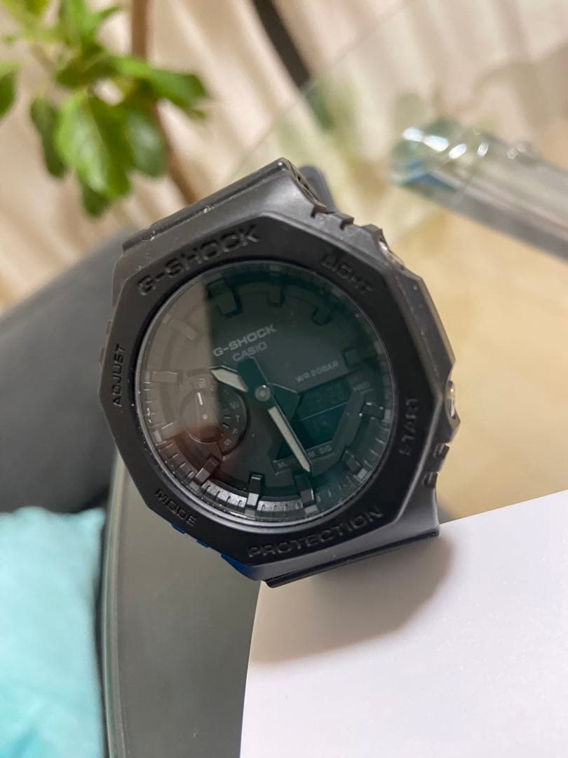 【稼働】美品 G-SHOCK タフソーラー GA-B2100 オールブラック