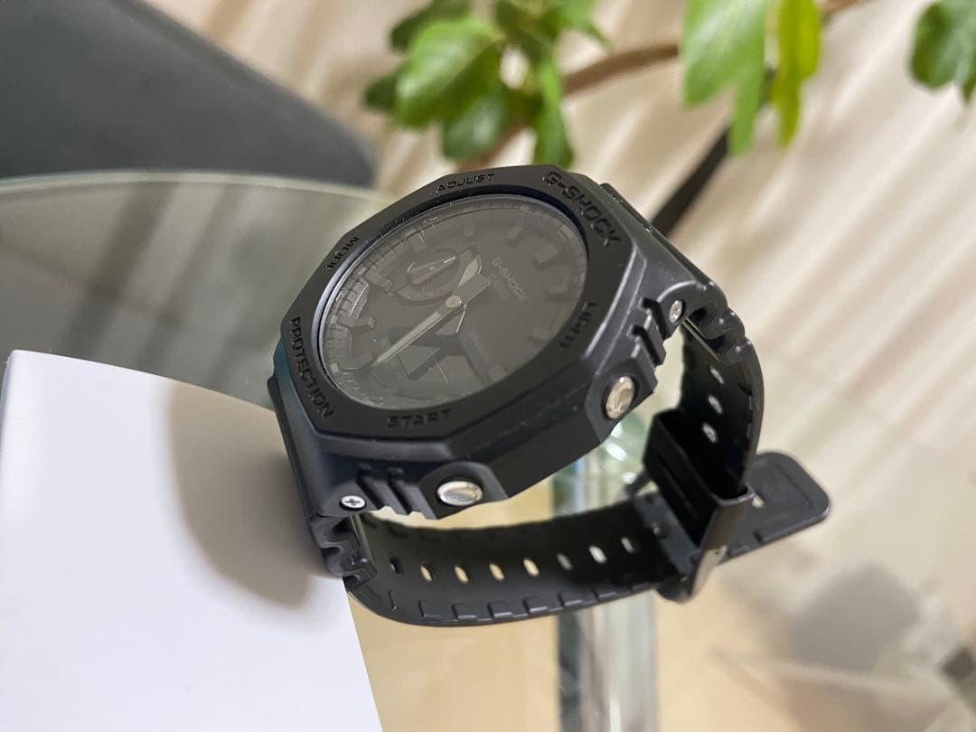 【稼働】美品 G-SHOCK タフソーラー GA-B2100 オールブラック