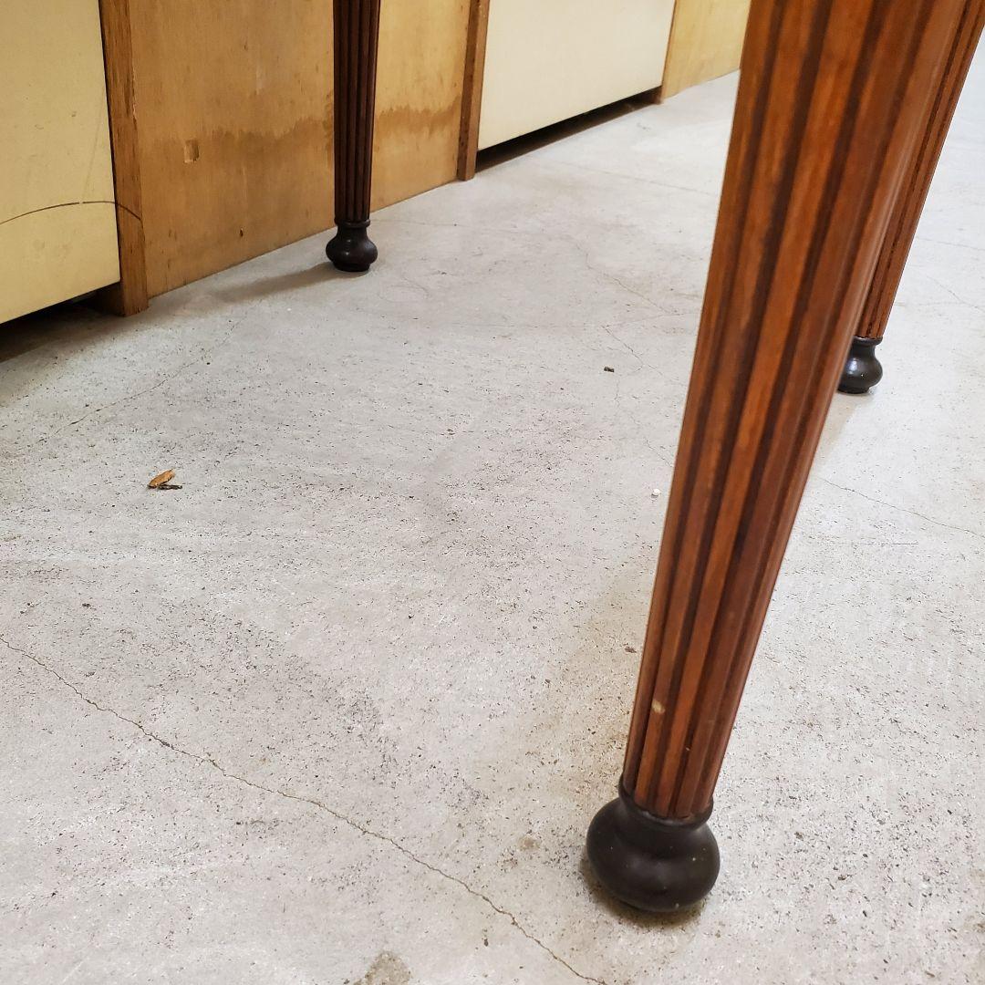 バール材 サイドテーブル 3引き出し