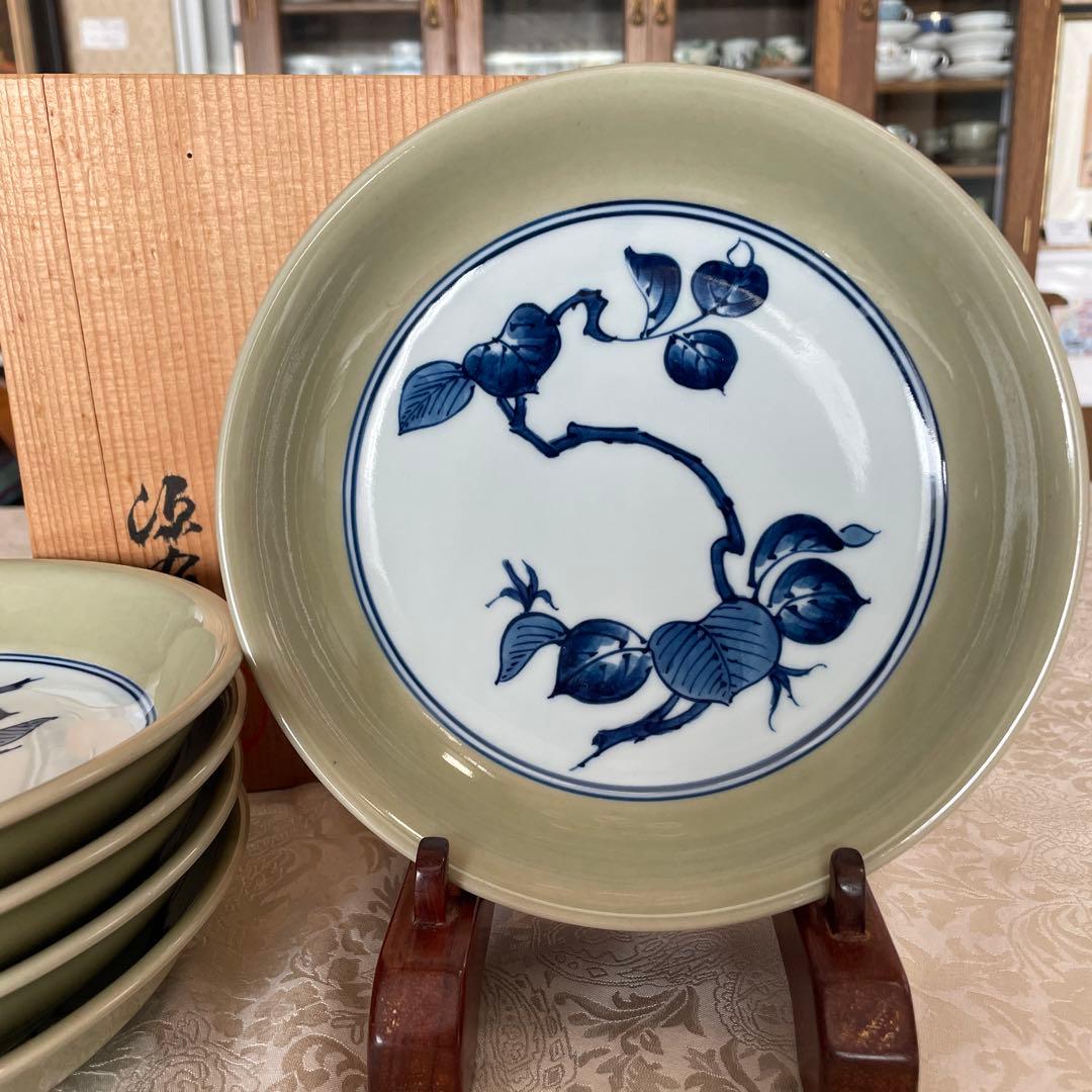 有田焼【源右衛門窯】　ティファニー源　皿　5枚組