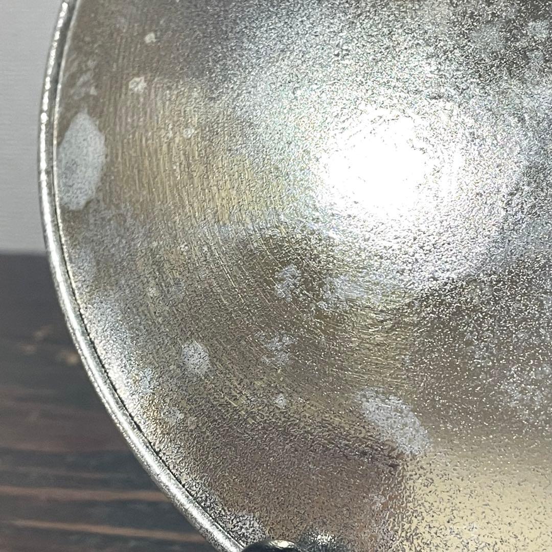純銀製 銀皿 約240g 純銀和光 在銘 静秀 つぶし 現状品 検）銀杯 銀盃