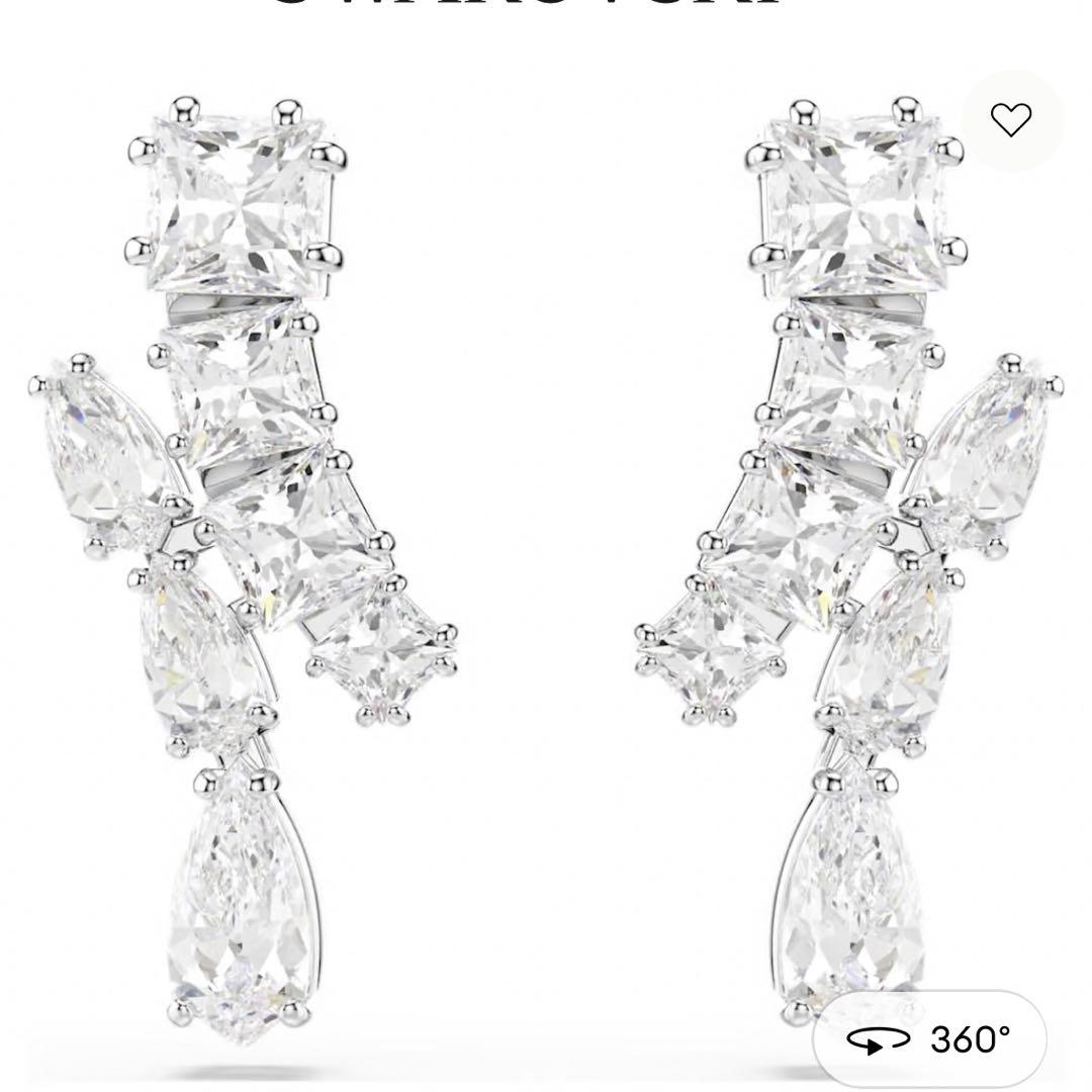 SWAROVSKI Motrixドロップピアス/ブライダルアクセサリー