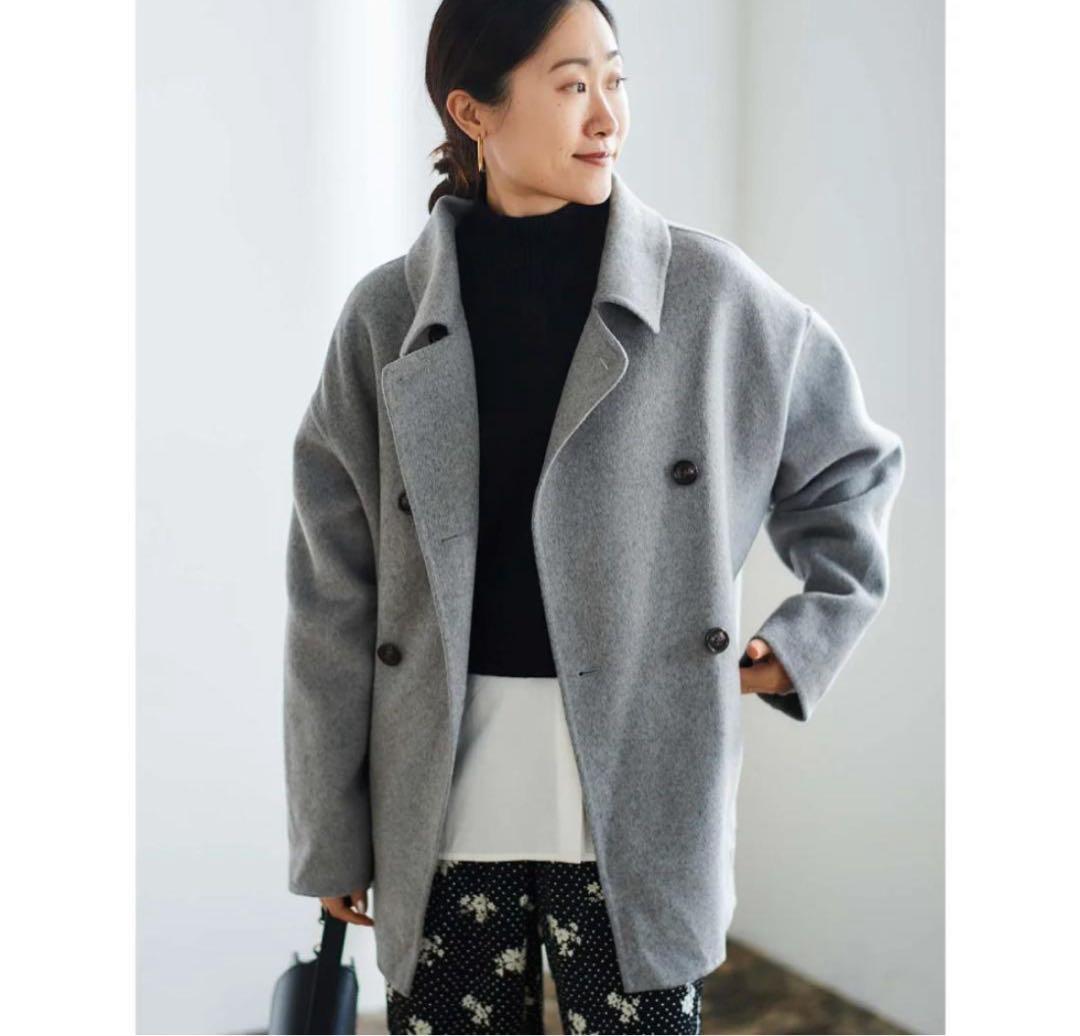 セール！ 新品！¥26,400→￥9,990 ルクールブラン リバーミドルコート