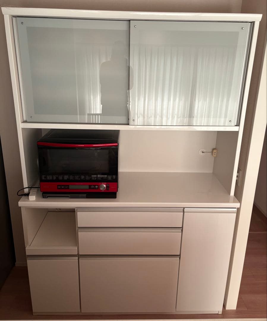 【pupupu※プロフィールご一読ください】 大塚家具　食器棚140cm幅