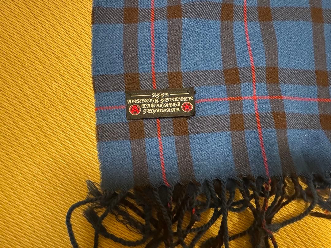 AFFAマフラー エリオットタータン チェック　undercover 藤原ヒロシ