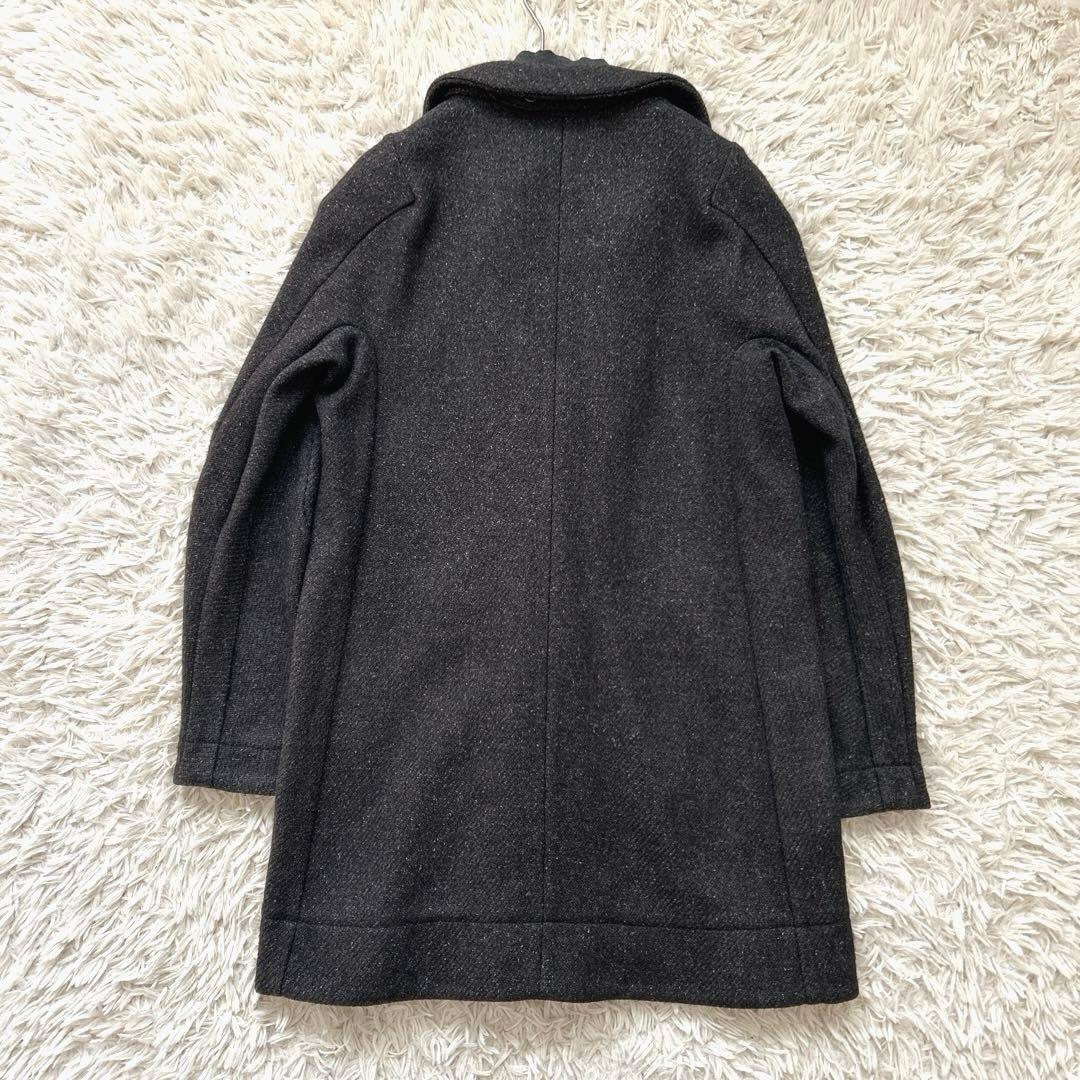 MARNI マルニ　ダブルカラー ウールツイードデザインコート 38