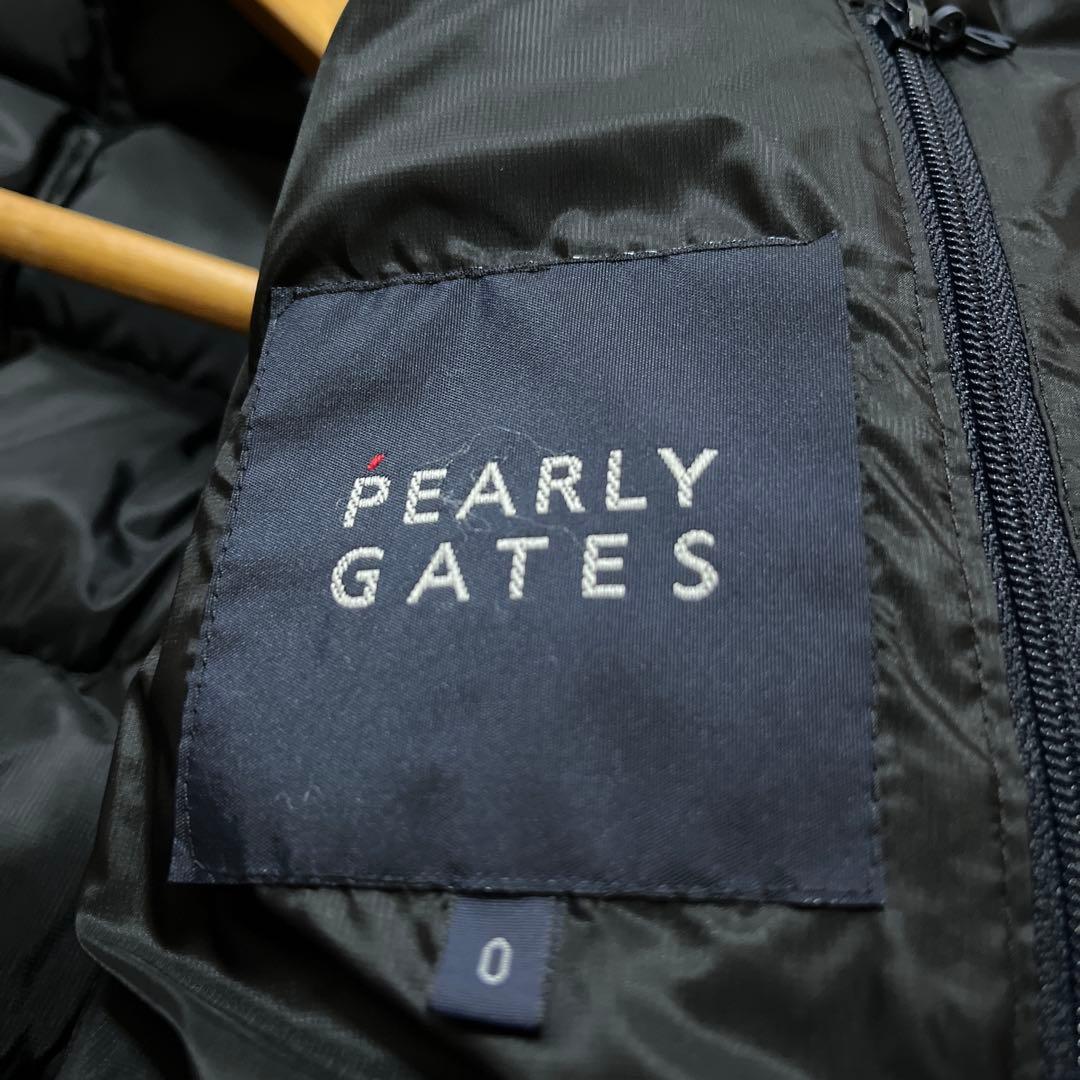 パーリーゲイツ　レディース　ダウンジャケット　0サイズ　ネイビー　ダウンベスト