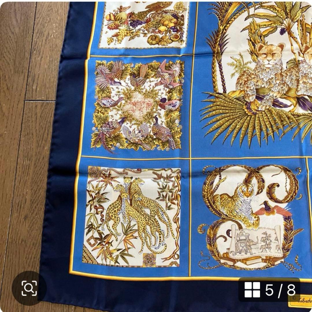 綺麗♡SalvatoreFerragam サルヴァドーレフェラガモ豹柄スカーフ