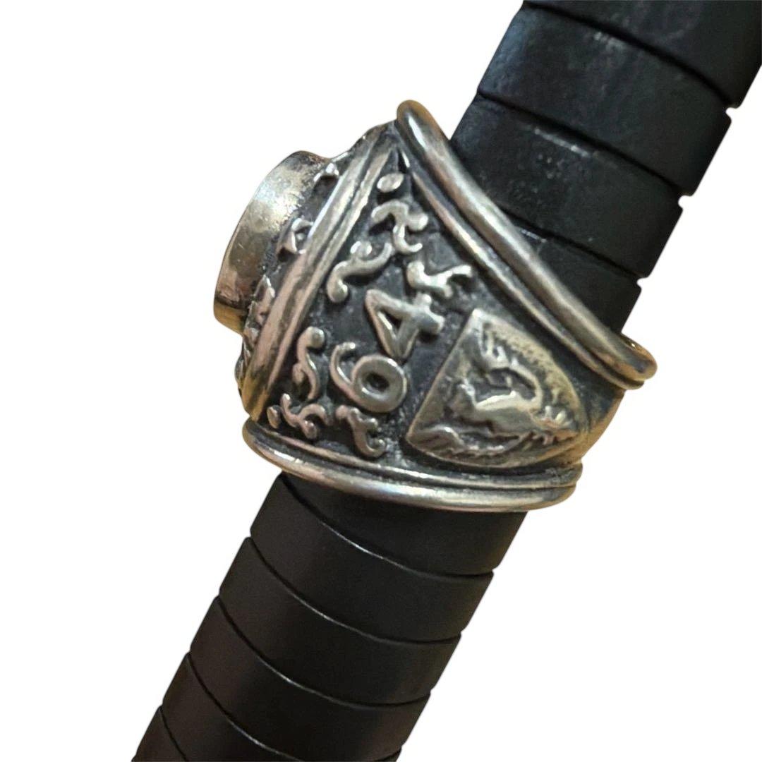 Hide + A&G 石付きリング シルバー925 9号