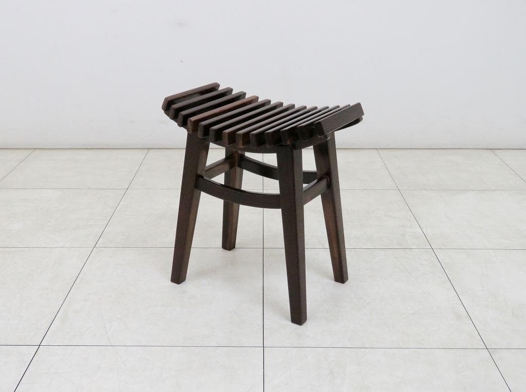 博永家具 スツール 楡無垢材 漆塗り 63,800円 チェア ② 検家具蔵岩谷堂