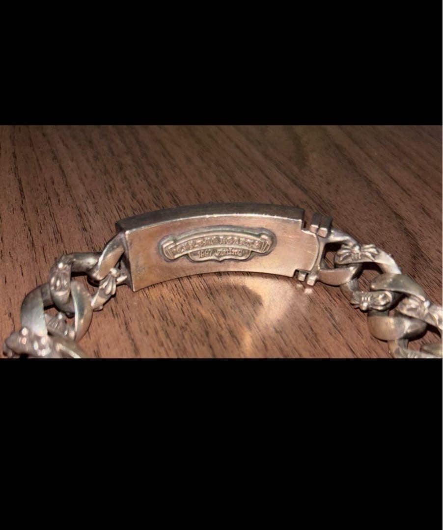 クロムハーツ フローラルクロス IDブレスレット