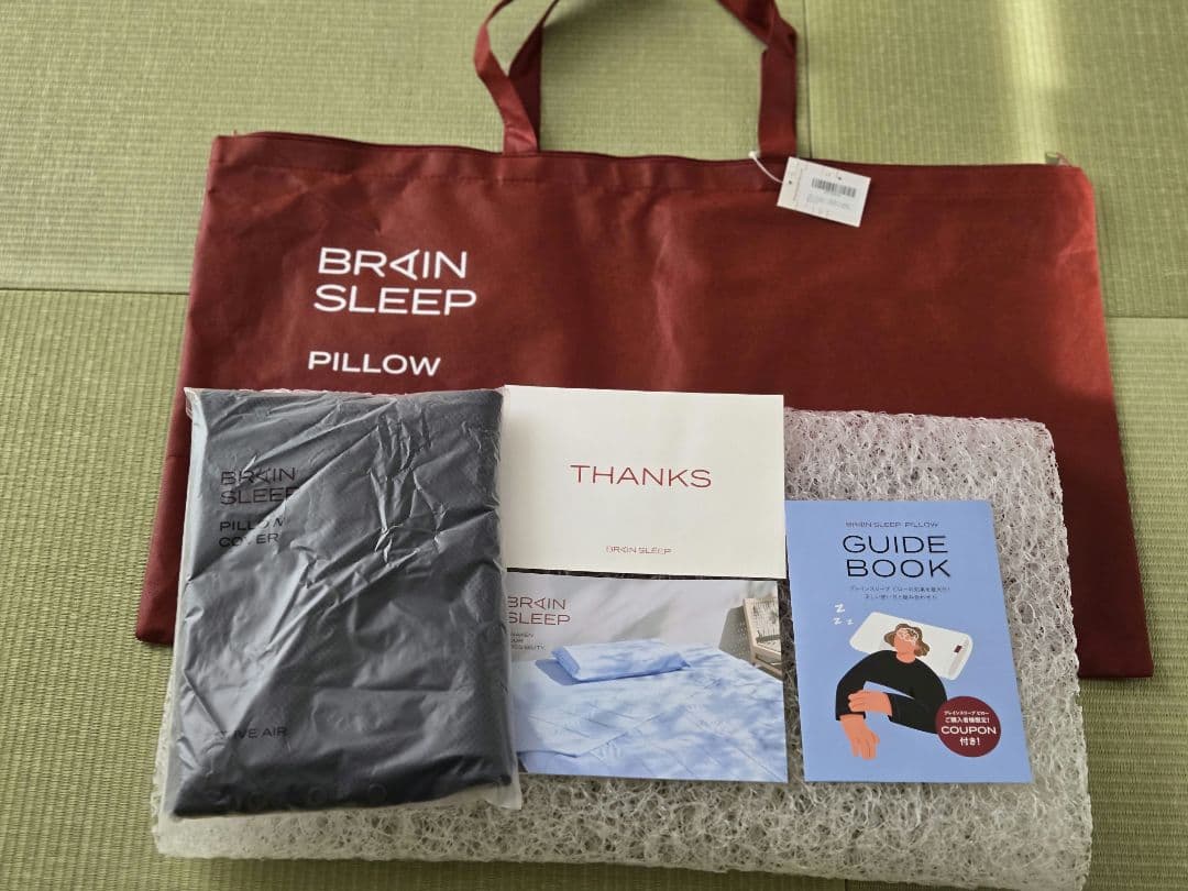 【美品】ブレインスリープ ピローローサイズ　ピローカバーと専用バッグ付き