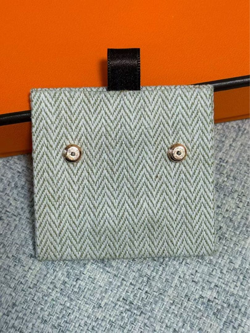新品 エルメス　ミニ・ポップH ロカバール　システム ピアス