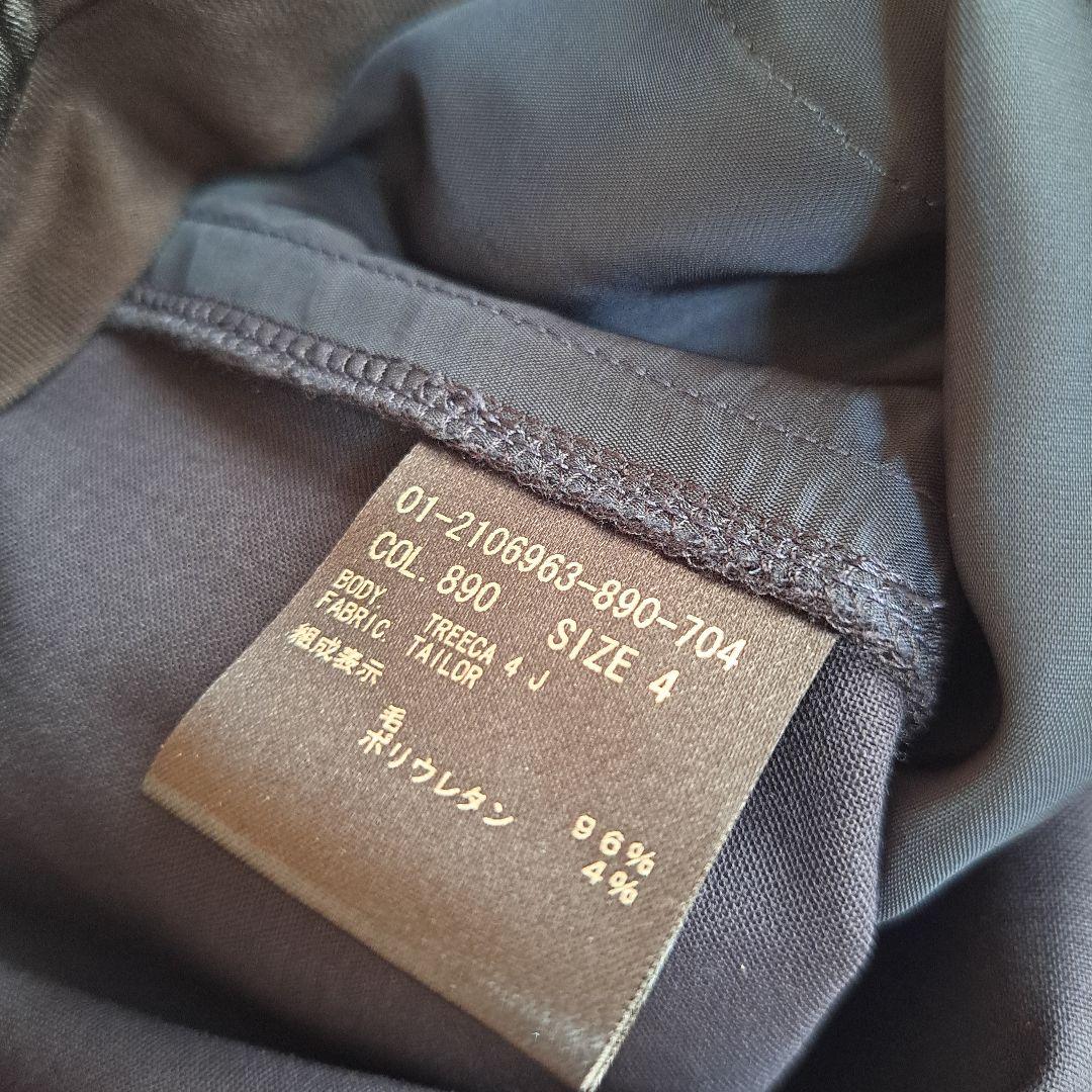 【美品】【Theory】TAILORセットアップパンツスーツ　ネイビー　サイズ４