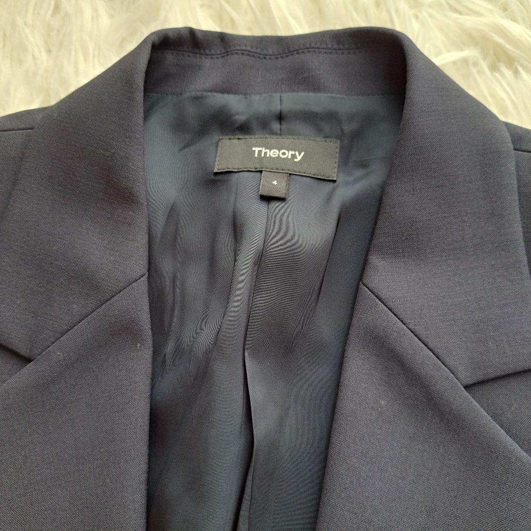【美品】【Theory】TAILORセットアップパンツスーツ　ネイビー　サイズ４