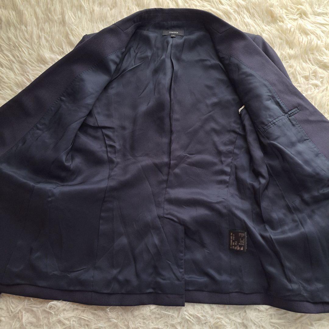 【美品】【Theory】TAILORセットアップパンツスーツ　ネイビー　サイズ４