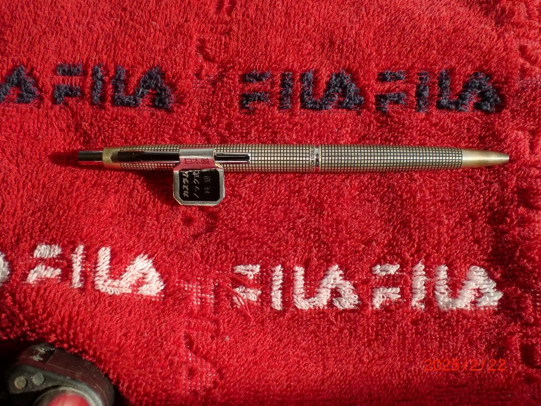 パイロット万年筆 エリート スターリングシルバー18K ホワイトゴールド