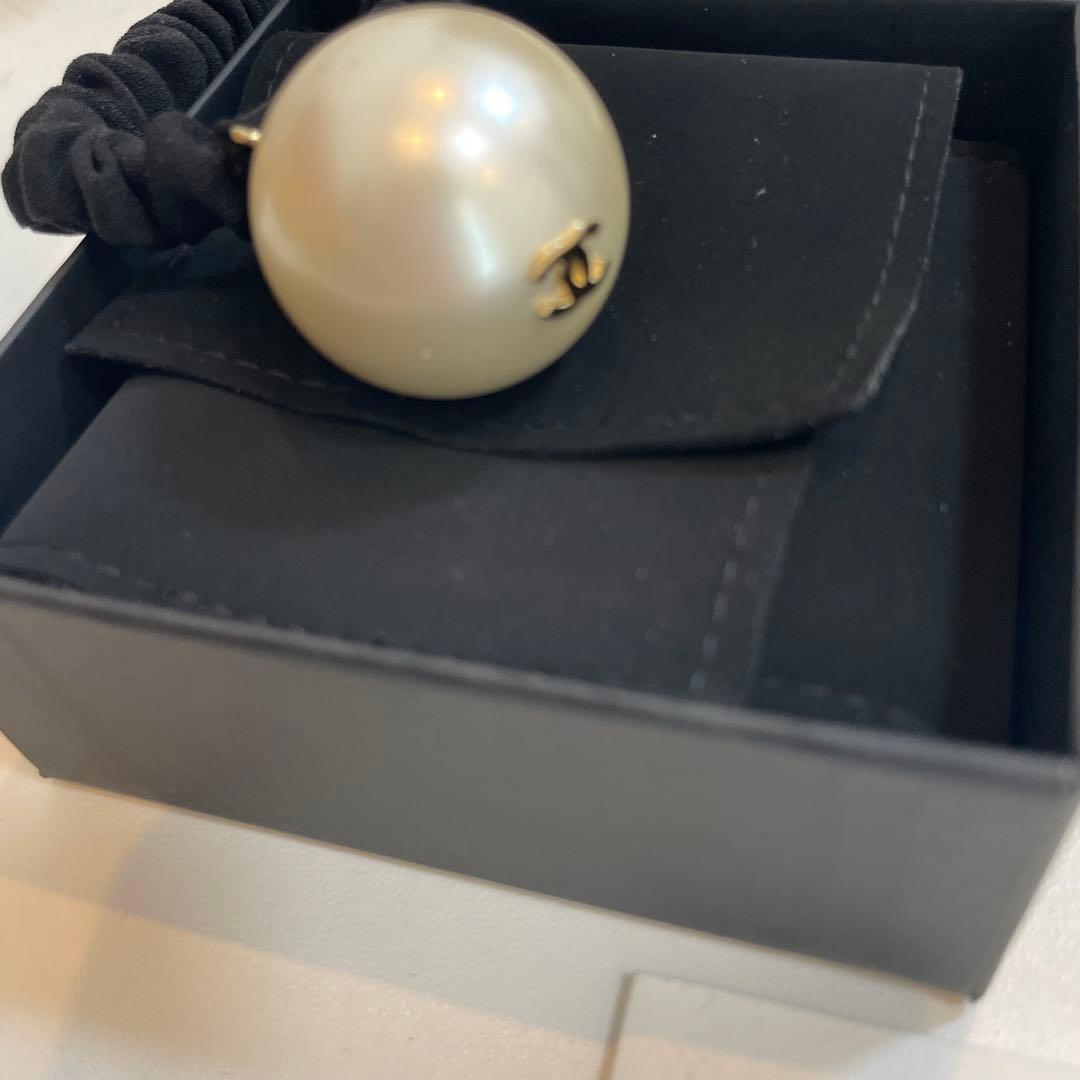 シャネル　ヘアゴム　パール　未使用