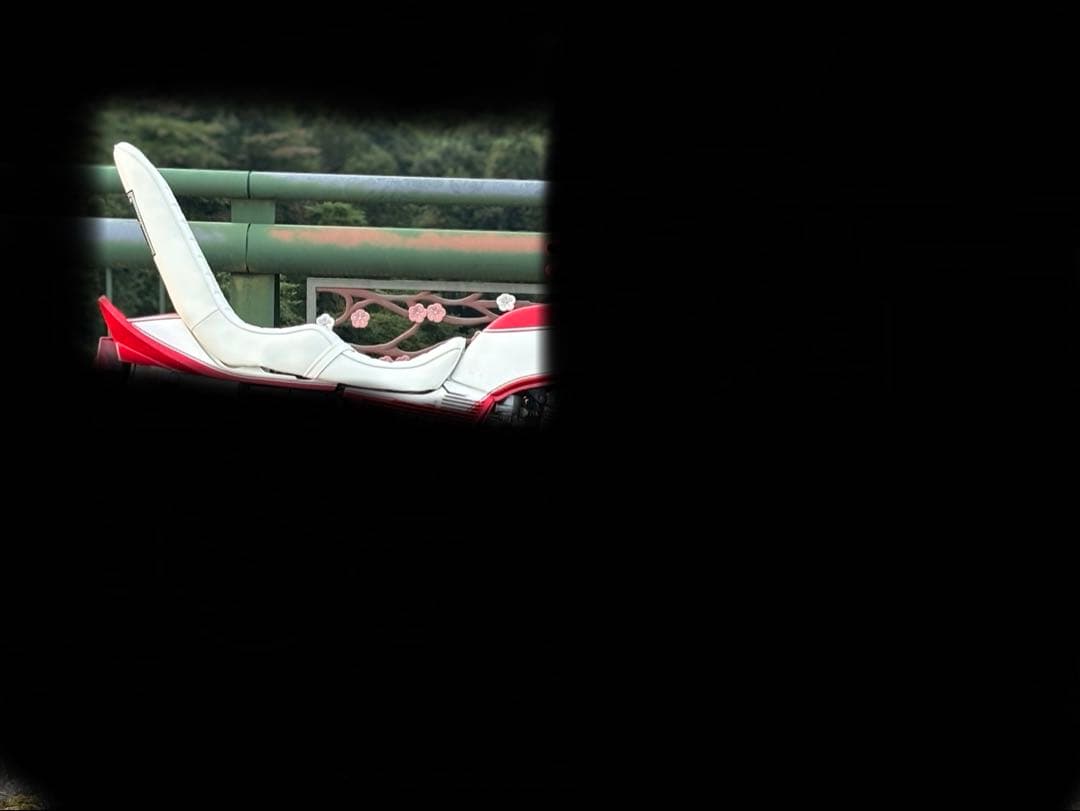 cb250n cb400n 三段シート　白レザー　45センチ　n用　バブ　3