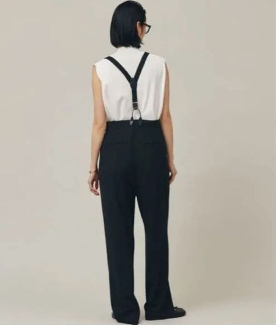 カレンソロジーブラック サスペンダー付き サロペット