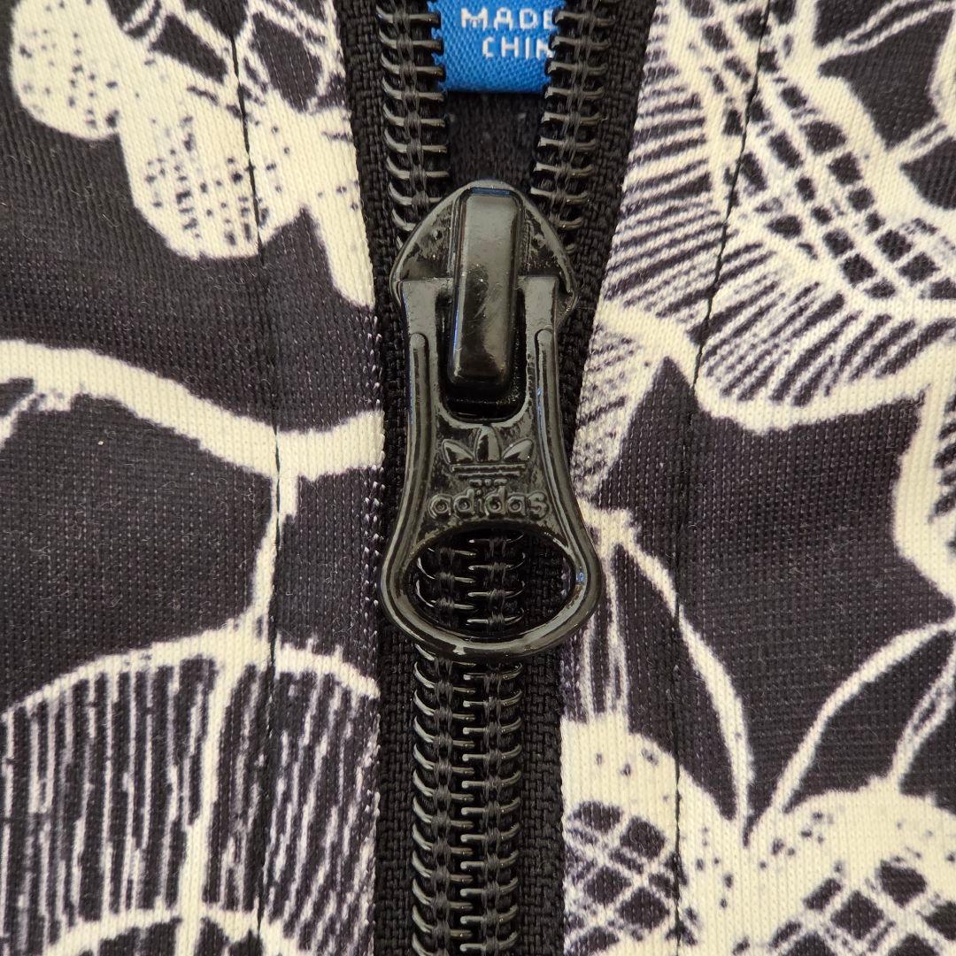 【希少デザイン】アディダス 花柄 総柄 トラックジャケット ケープ M コラボ