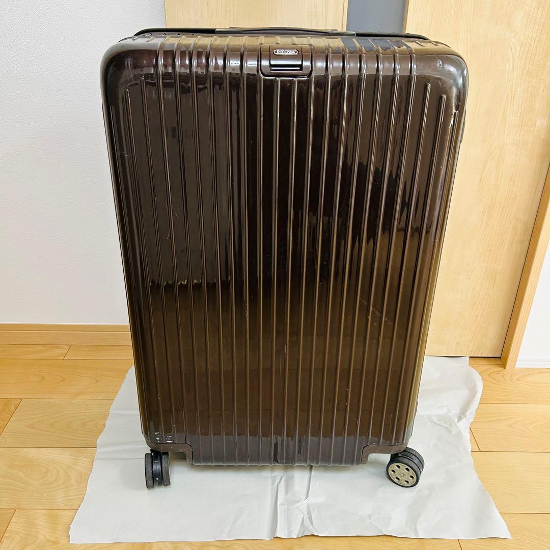 RIMOWA リモワ サルサデラックス ダークブラウン 4輪　2層式　大容量