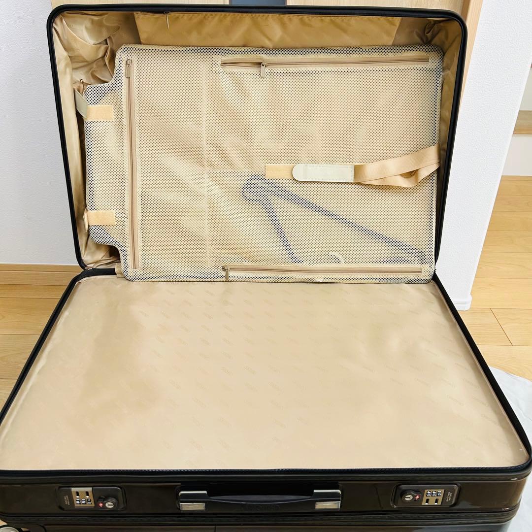 RIMOWA リモワ サルサデラックス ダークブラウン 4輪　2層式　大容量