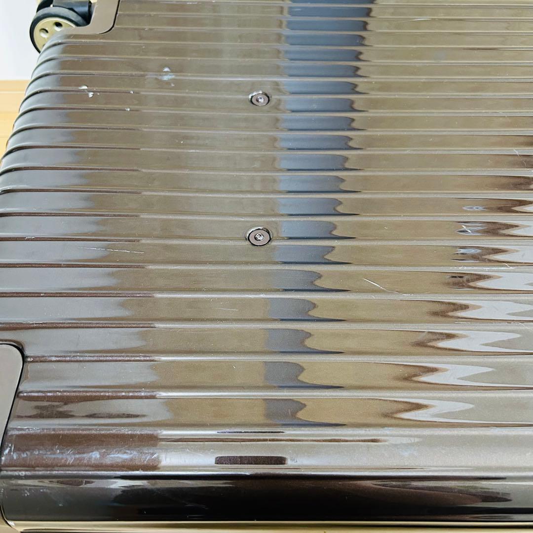 RIMOWA リモワ サルサデラックス ダークブラウン 4輪　2層式　大容量