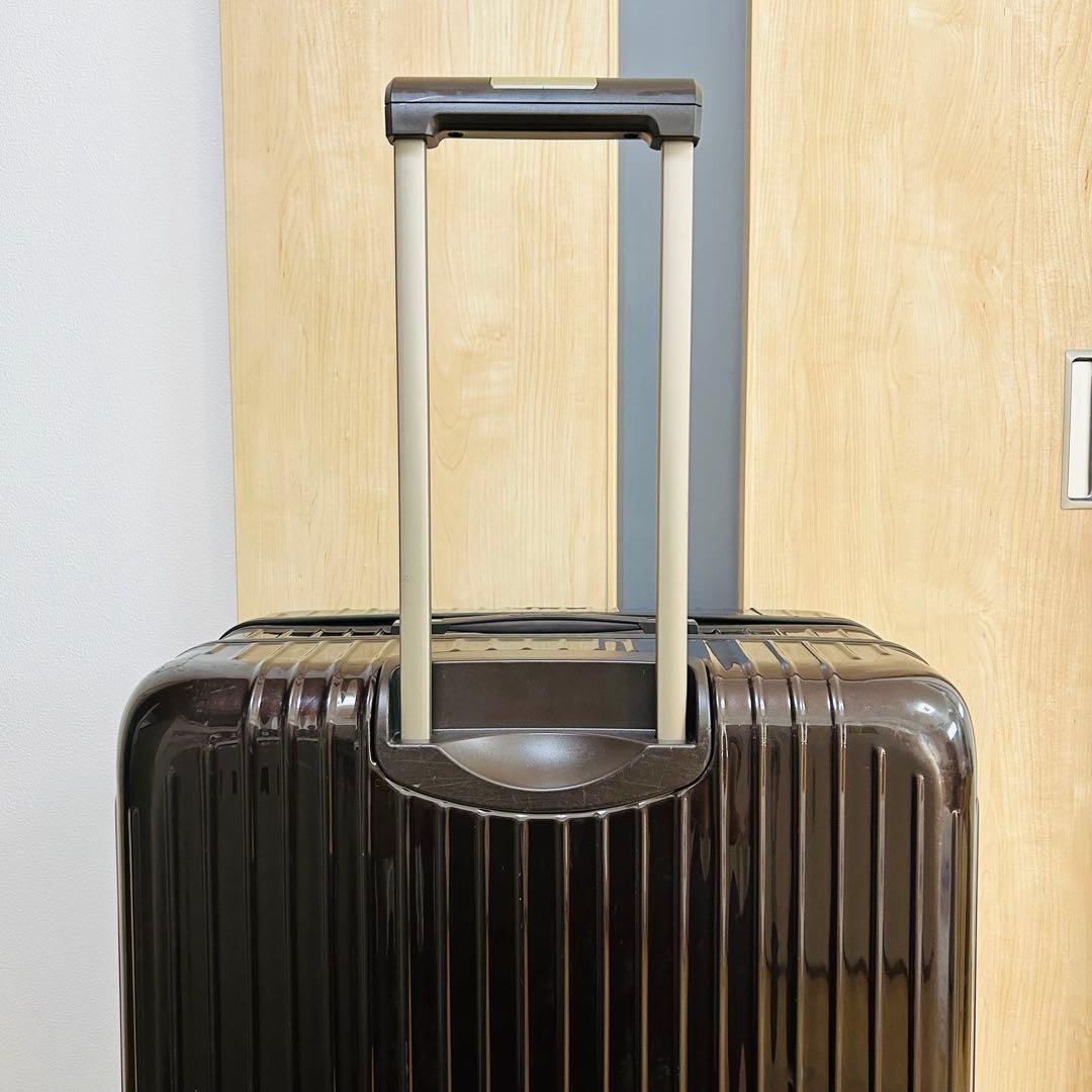 RIMOWA リモワ サルサデラックス ダークブラウン 4輪　2層式　大容量