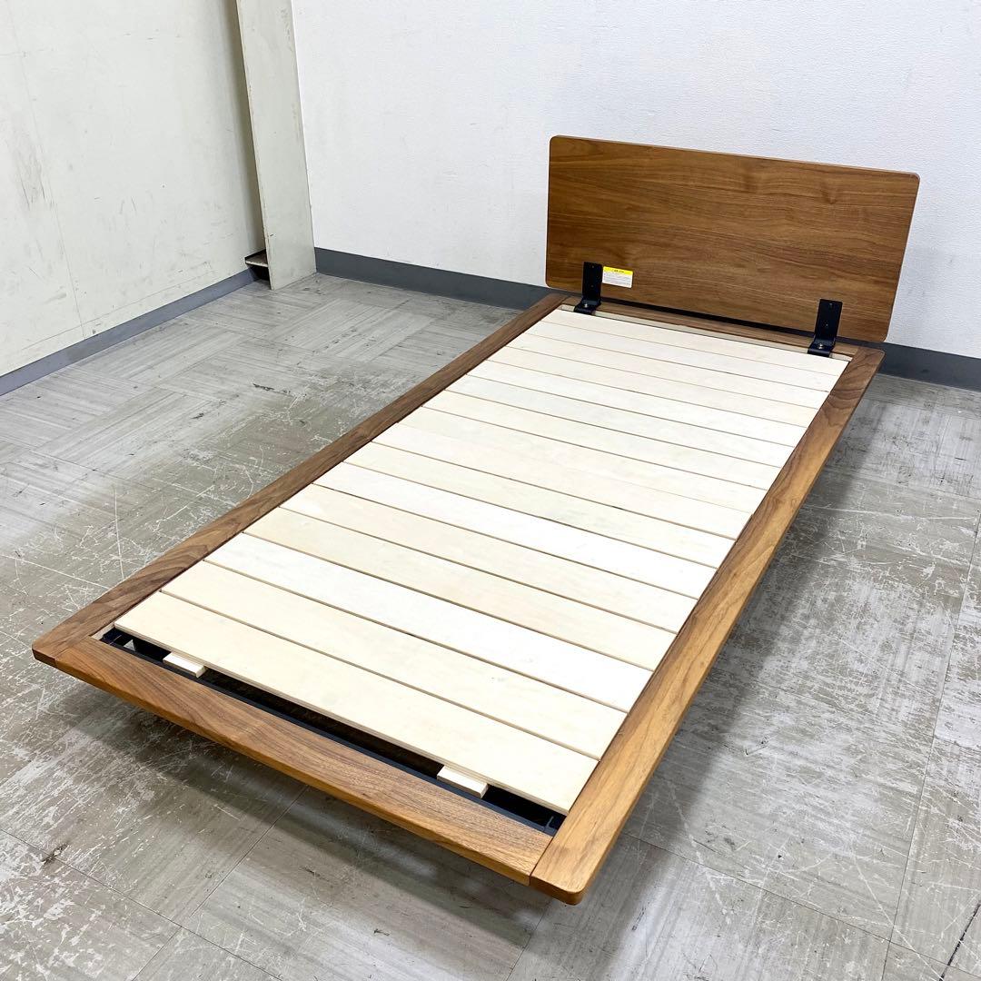 MUJI 無印良品 良品計画 ベッドフレーム シングルベッド ウォールナット