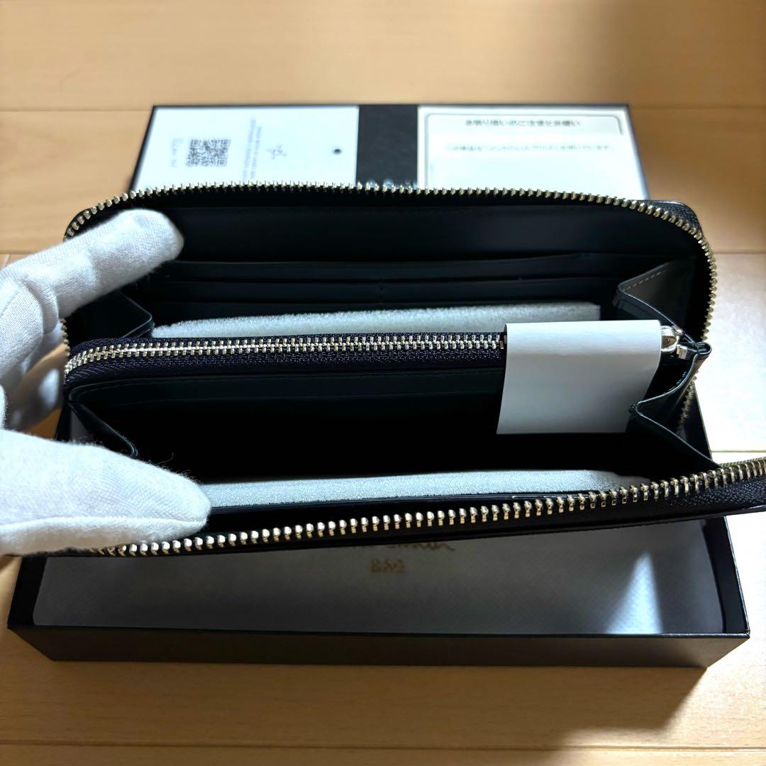 Paul Smith 長財布　現行品　新品未使用　ブライトストライププラー　黒