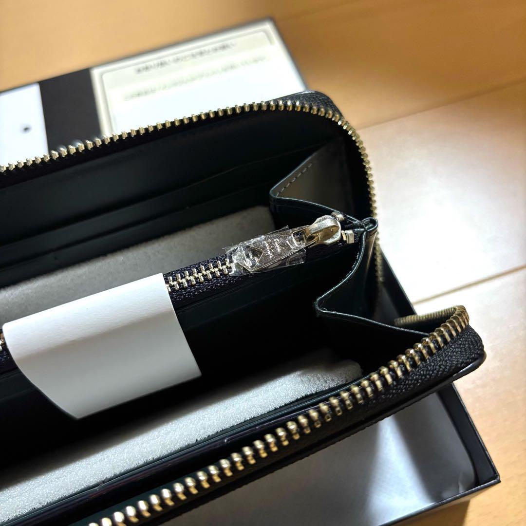 Paul Smith 長財布　現行品　新品未使用　ブライトストライププラー　黒