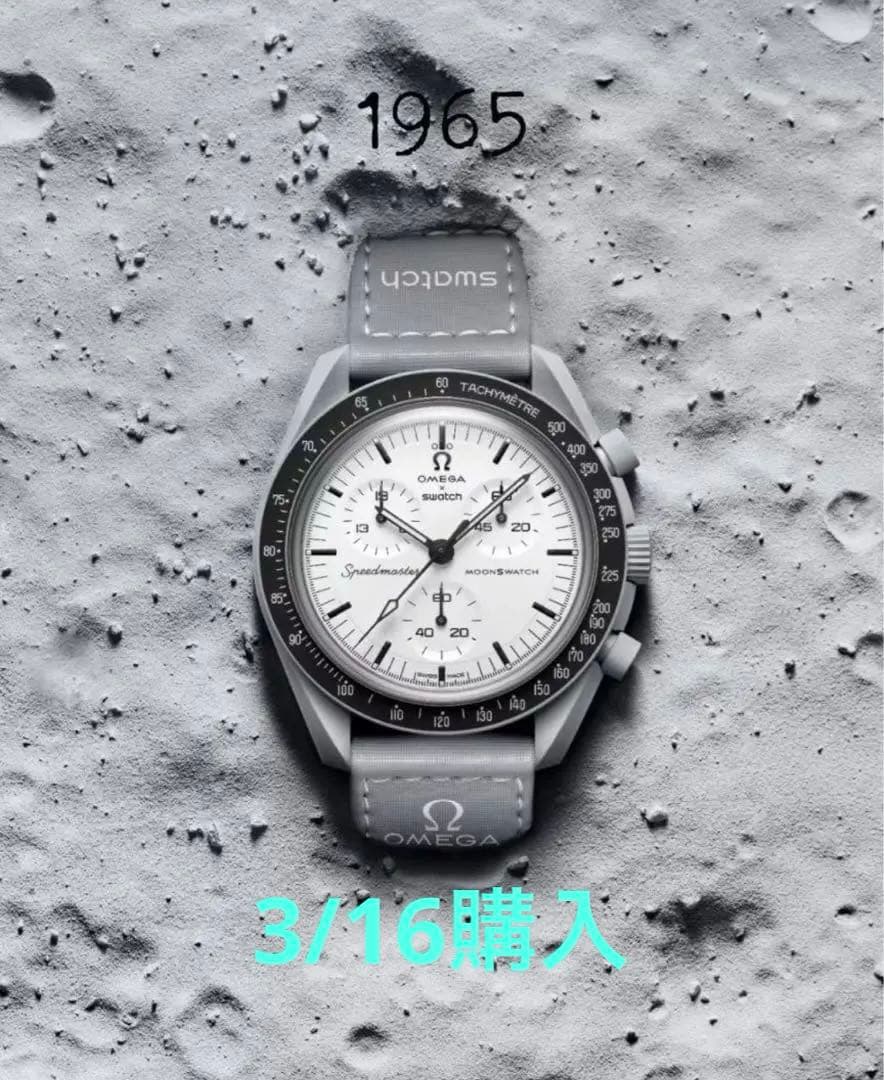 時計 Swatch OMEGA BIOCERAMIC MoonSwatch 1965