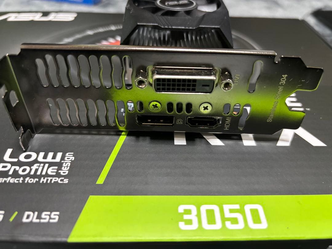 ASUS GeForce RTX3050 LP 中古動作品