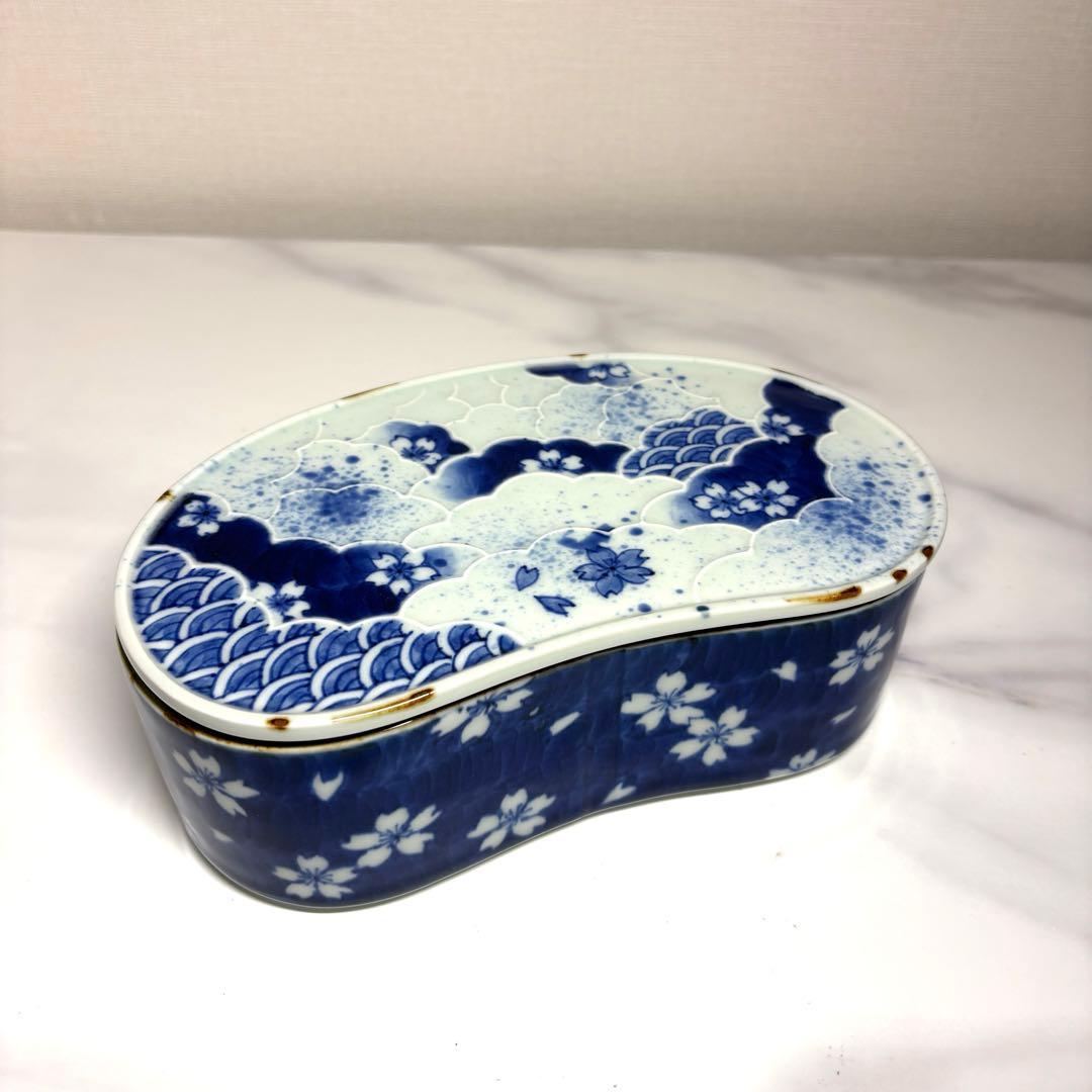 福泉窯　繭箱　繭型　蓋物　弁当箱