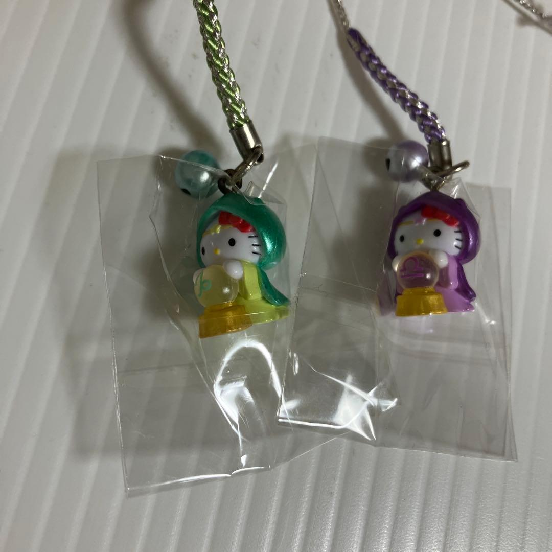 激レア☆キティ ストラップ 星座 やぎ座 てんびん座 ご当地 根付け