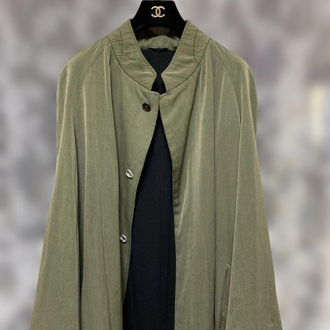 UDO EDLING PARIS カーキ　ギャバジンステンカラーコート